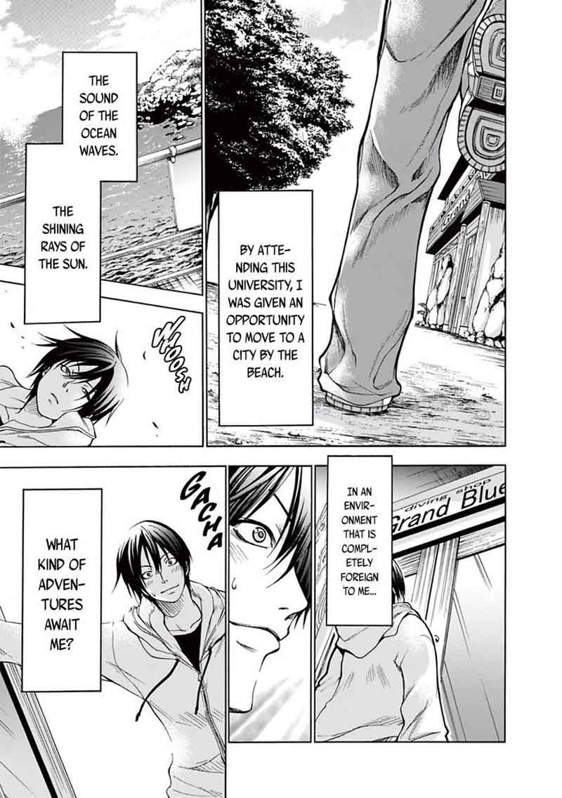 Grand Blue Manga Chapter 1 page 10 - Deep Blue scene