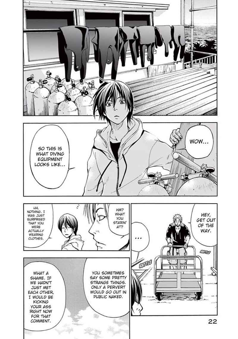 Grand Blue Manga Chapter 1 page 20 - Deep Blue scene