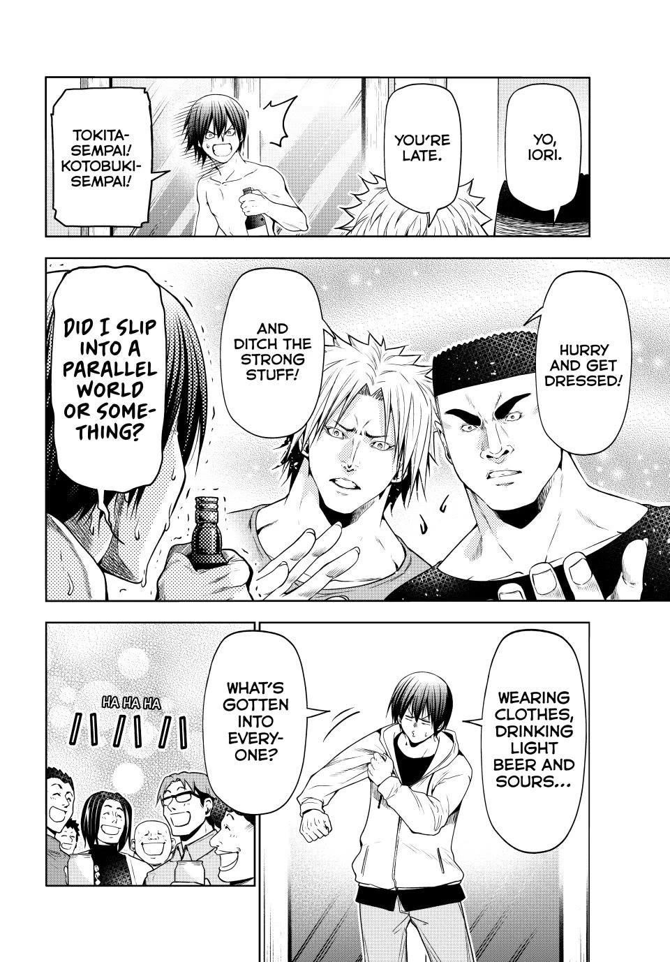 Grand Blue Manga Chapter 100 page 12 - Anniversary! scene