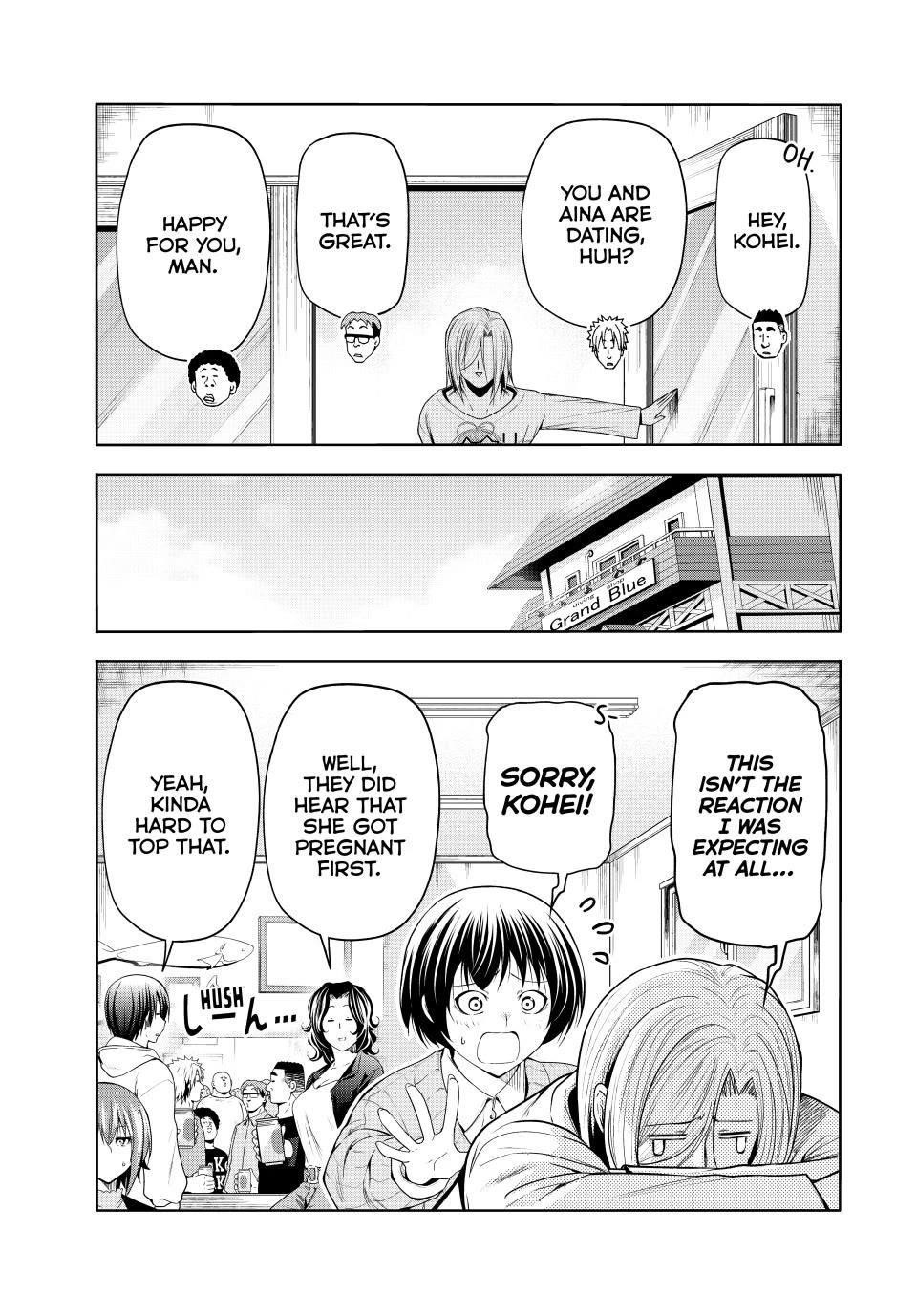 Grand Blue Manga Chapter 100 page 35 - Anniversary! scene