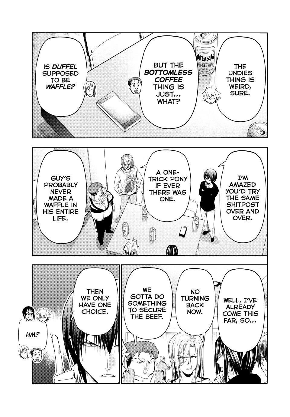 Grand Blue Manga Chapter 101 page 13 - Influencer scene