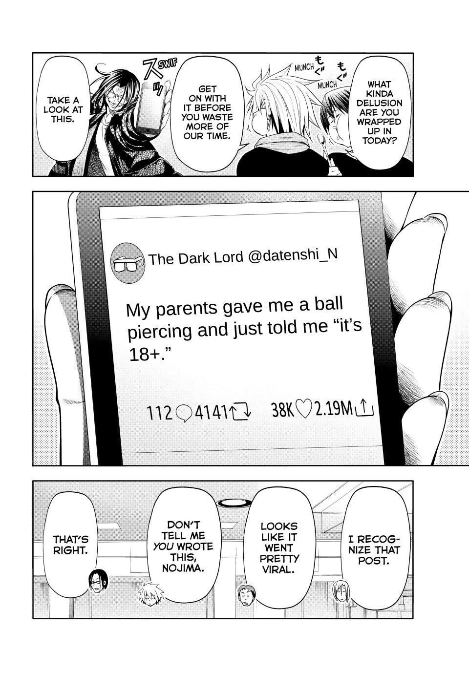 Grand Blue Manga Chapter 101 page 4 - Influencer scene