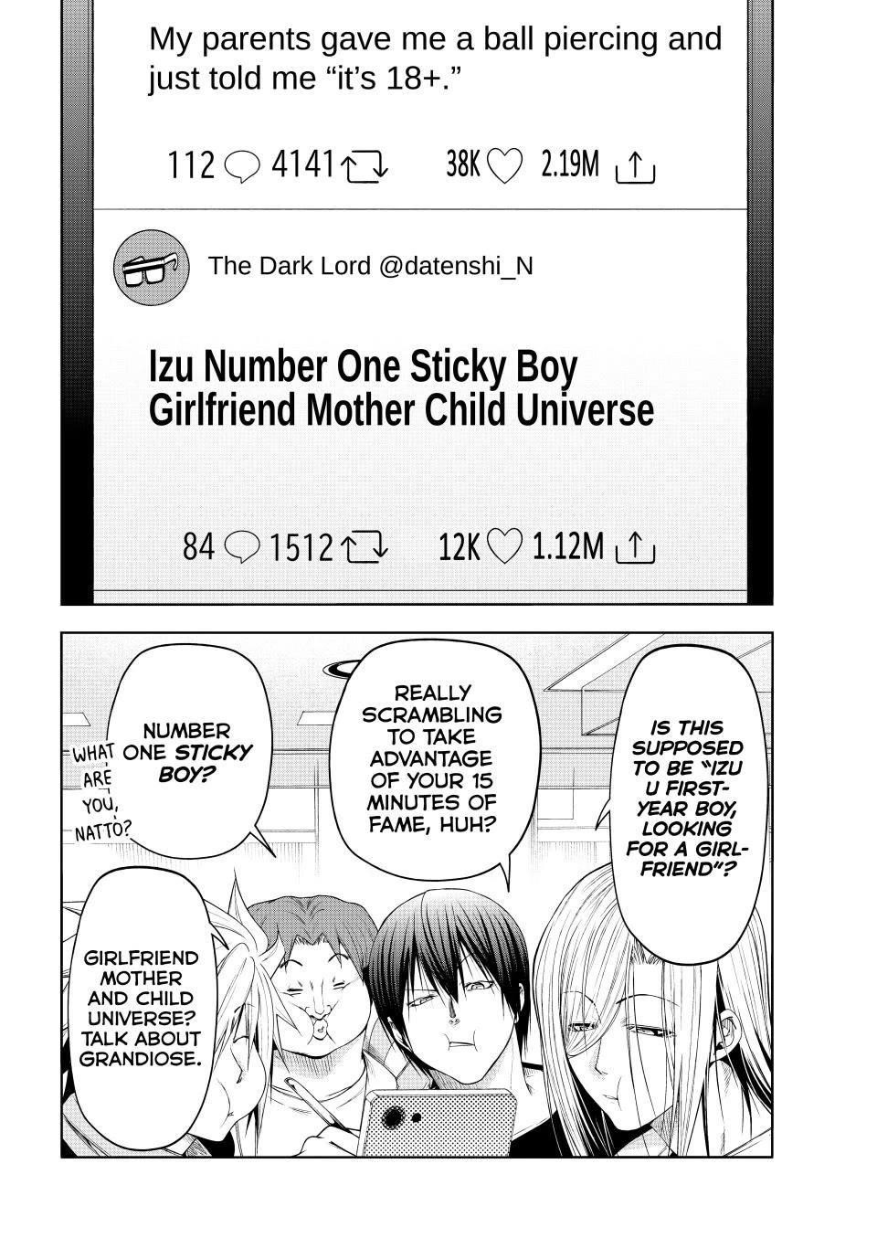 Grand Blue Manga Chapter 101 page 6 - Influencer scene