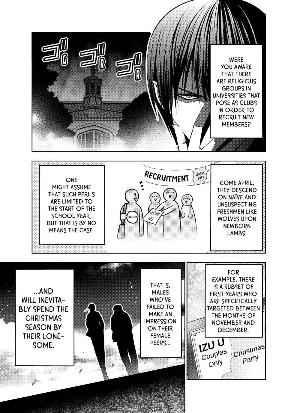 Grand Blue Manga Chapter 102 page 1 - Proselytism scene