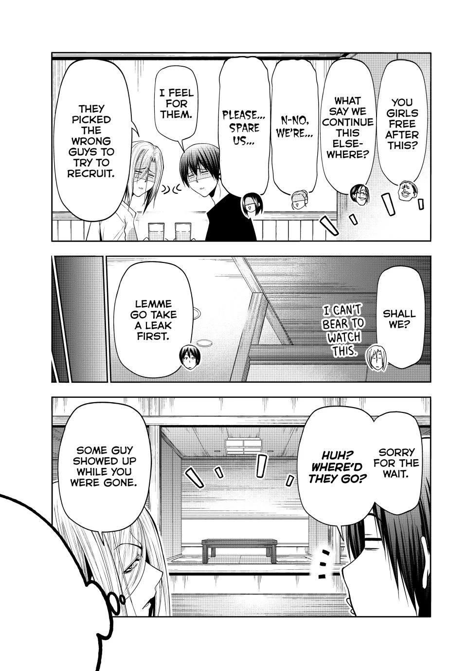 Grand Blue Manga Chapter 102 page 15 - Proselytism scene