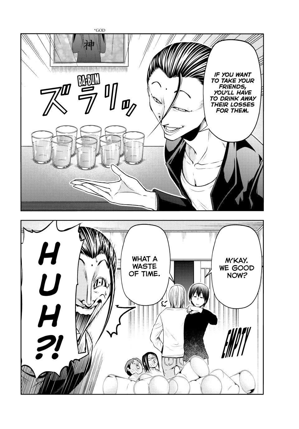 Grand Blue Manga Chapter 102 page 22 - Proselytism scene