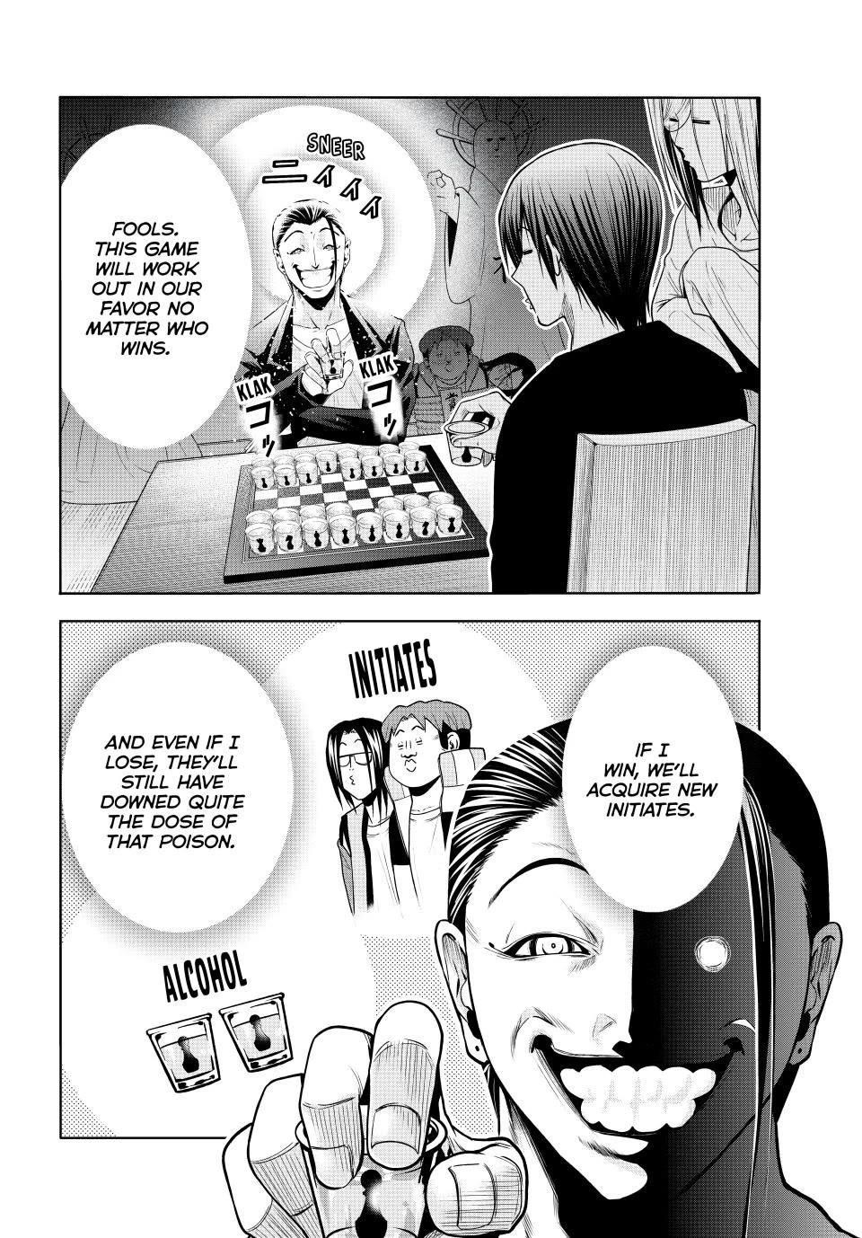 Grand Blue Manga Chapter 102 page 28 - Proselytism scene