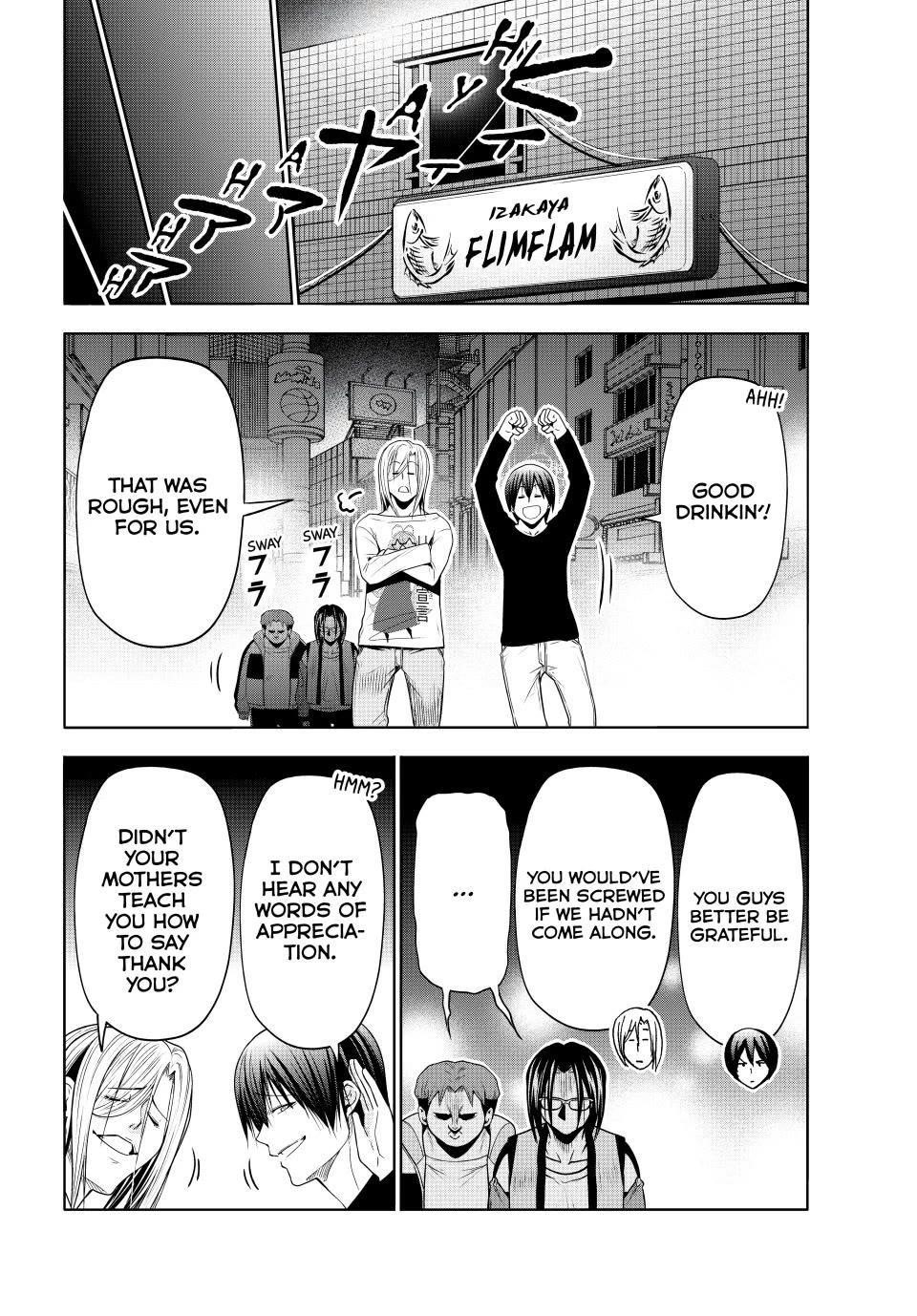 Grand Blue Manga Chapter 102 page 47 - Proselytism scene