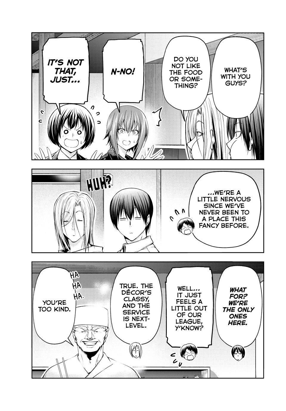 Grand Blue Manga Chapter 103 page 17 - Congratulatory Gift scene