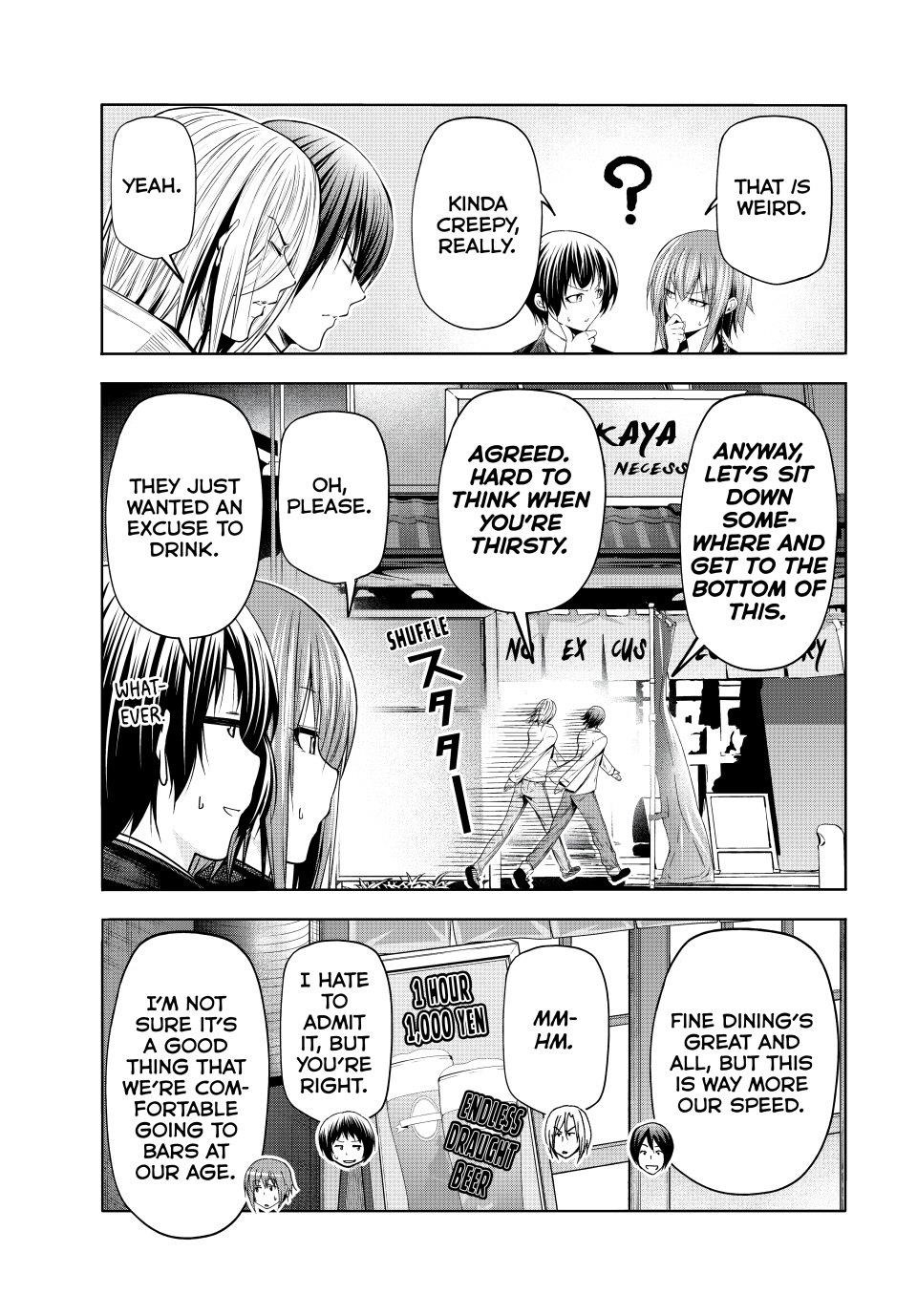 Grand Blue Manga Chapter 103 page 23 - Congratulatory Gift scene