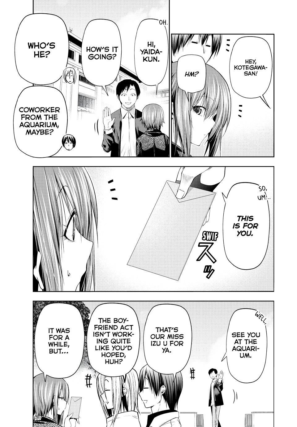 Grand Blue Manga Chapter 103 page 3 - Congratulatory Gift scene