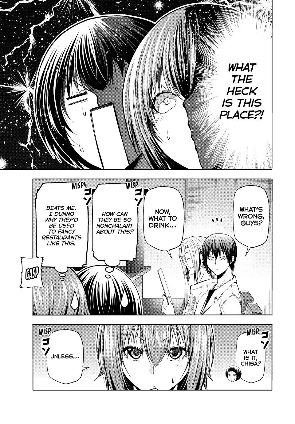 Grand Blue Manga Chapter 103 page 9 - Congratulatory Gift scene