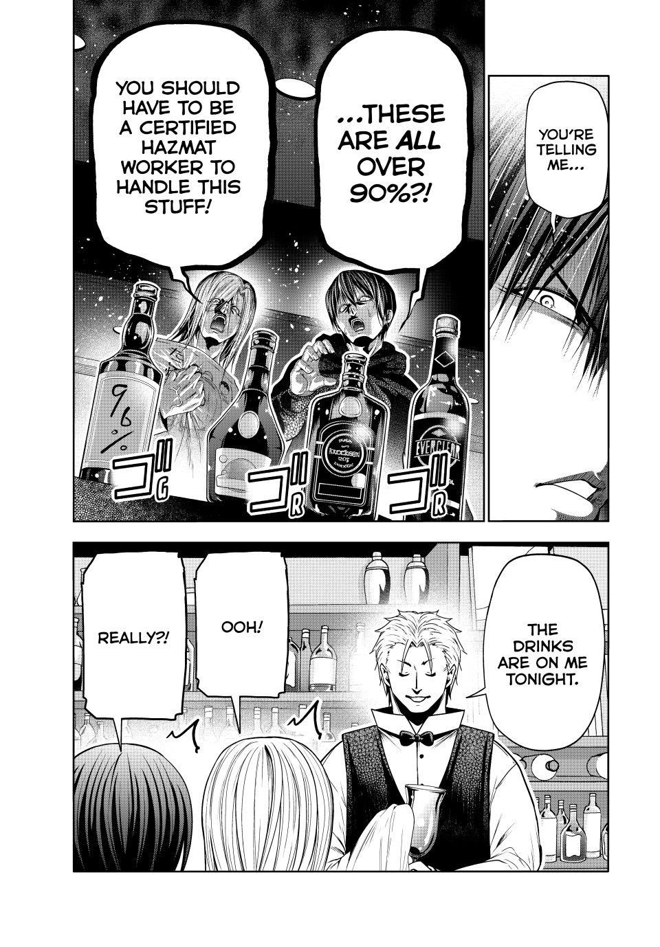 Grand Blue Manga Chapter 104 page 19 - Spooky Stuff scene