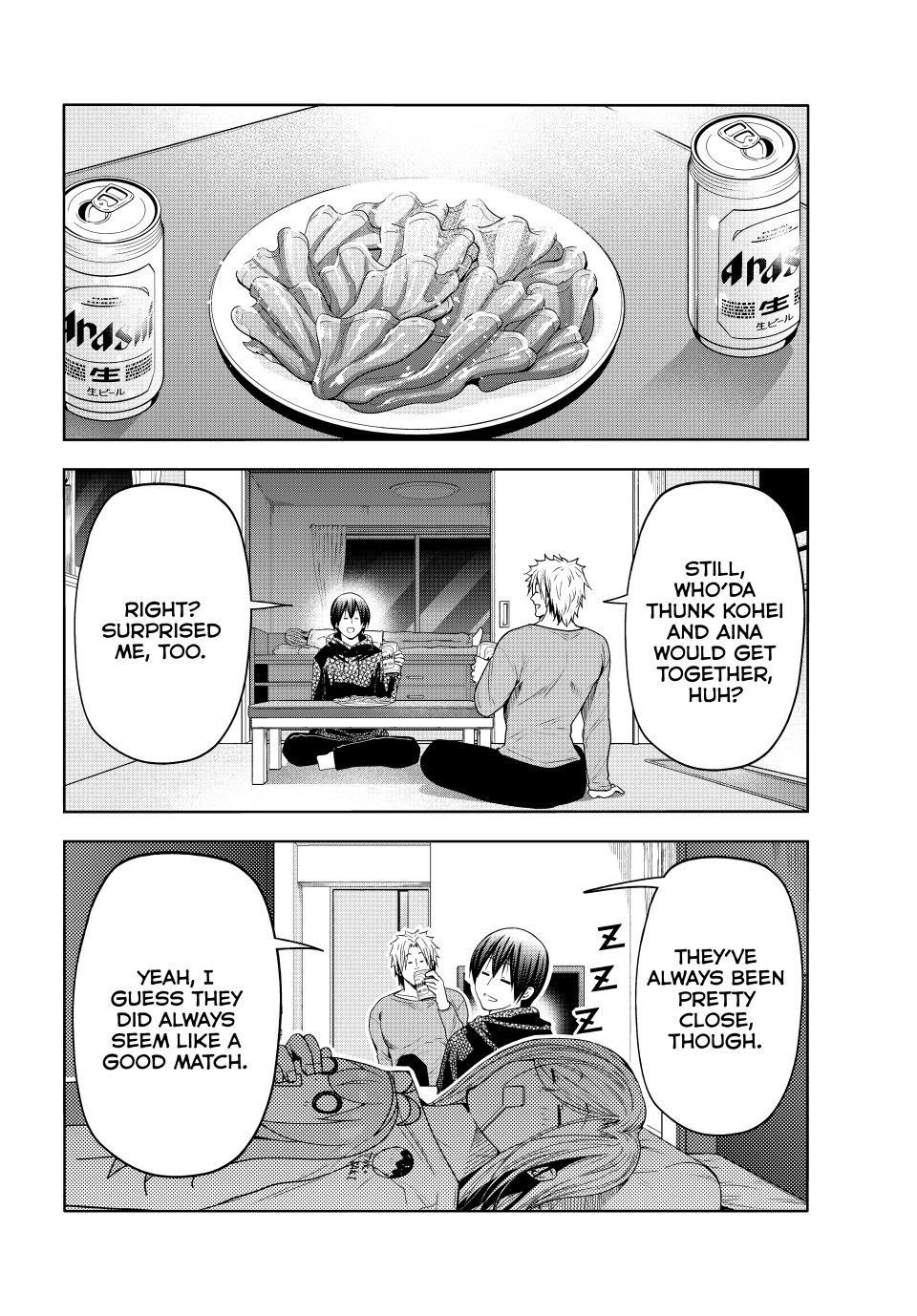 Grand Blue Manga Chapter 104 page 26 - Spooky Stuff scene