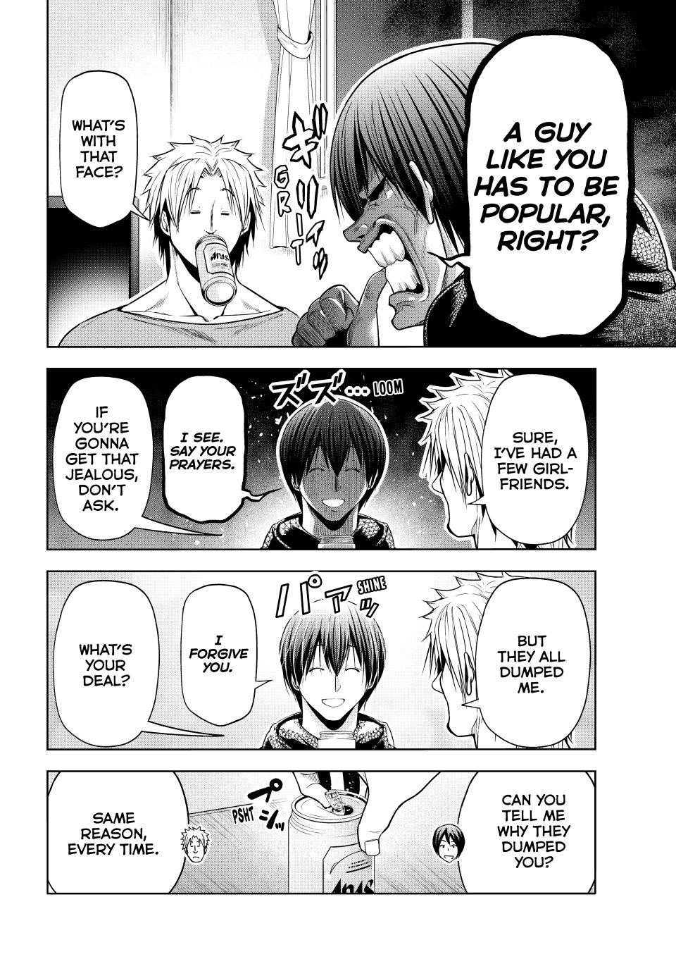 Grand Blue Manga Chapter 104 page 28 - Spooky Stuff scene