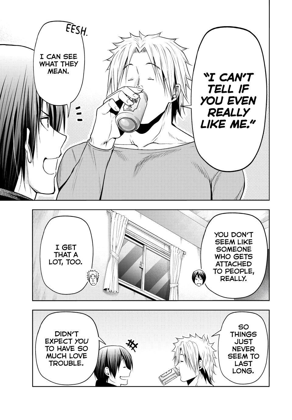 Grand Blue Manga Chapter 104 page 29 - Spooky Stuff scene