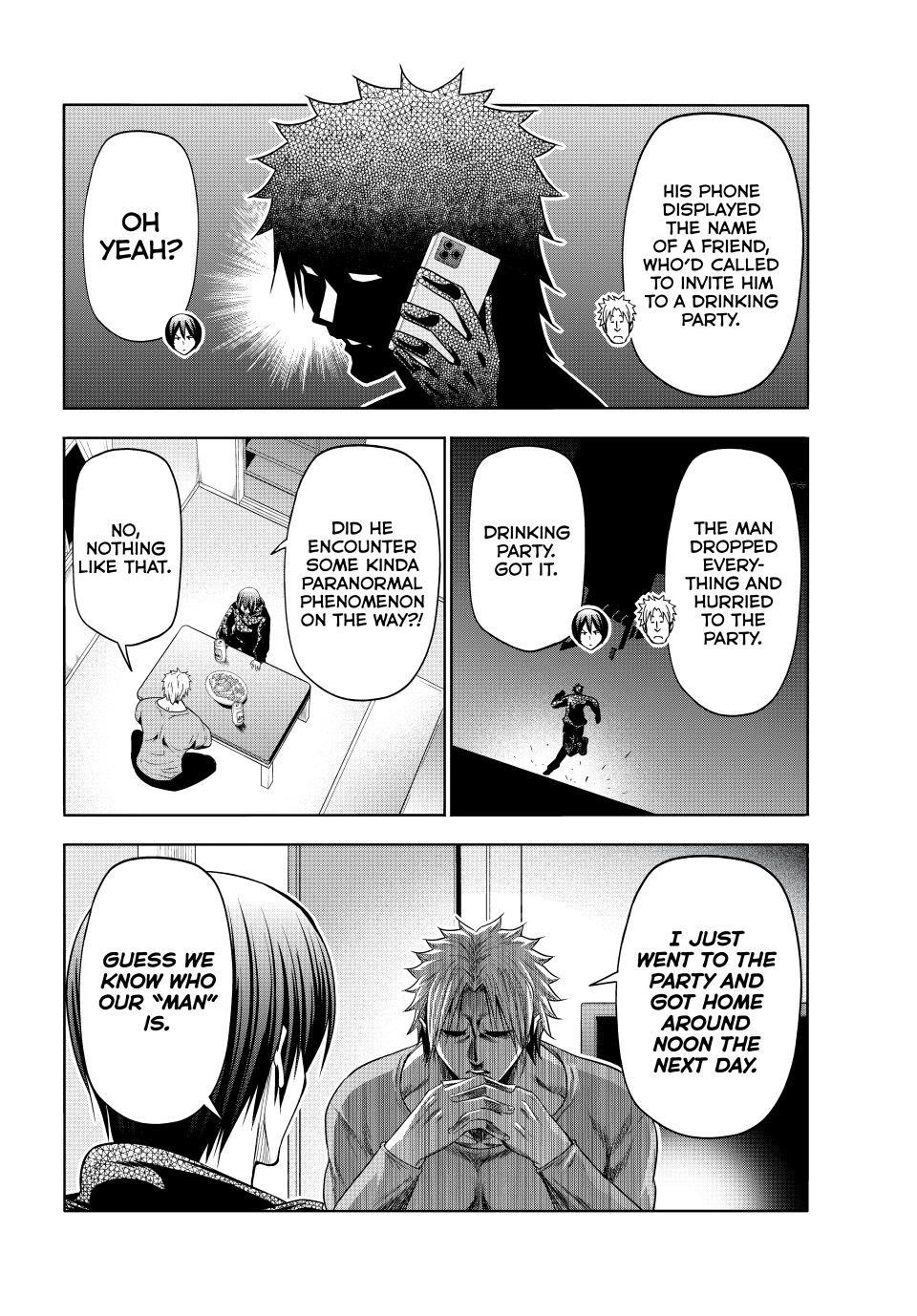 Grand Blue Manga Chapter 104 page 32 - Spooky Stuff scene