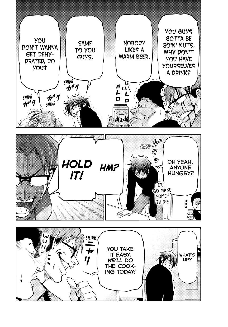 Grand Blue Manga Chapter 105 page 26 - The Pinnacle of Flavor scene