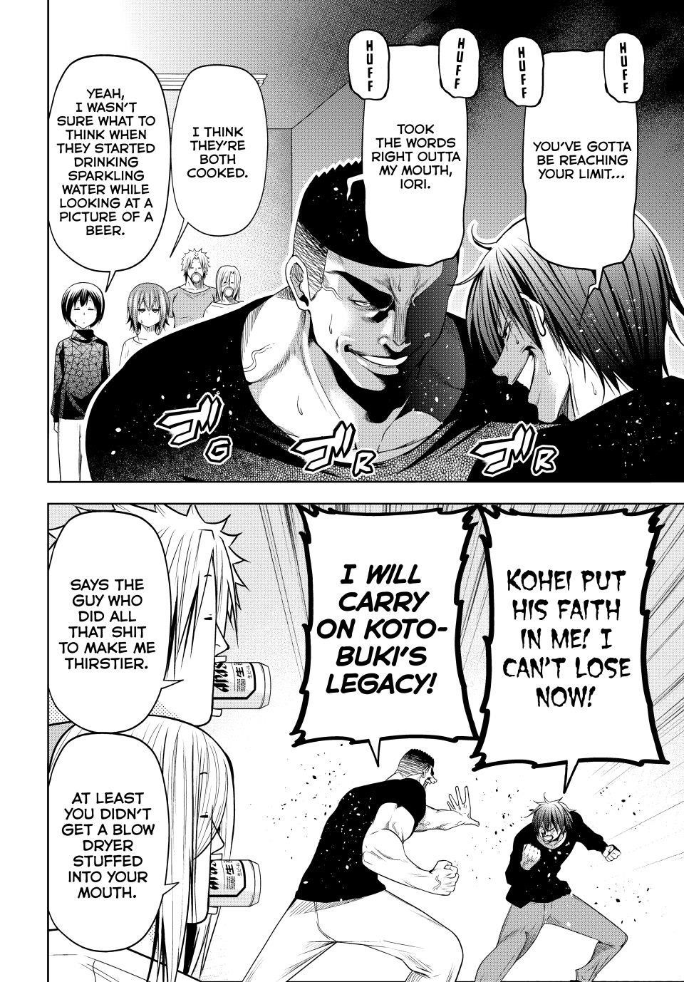 Grand Blue Manga Chapter 105 page 34 - The Pinnacle of Flavor scene