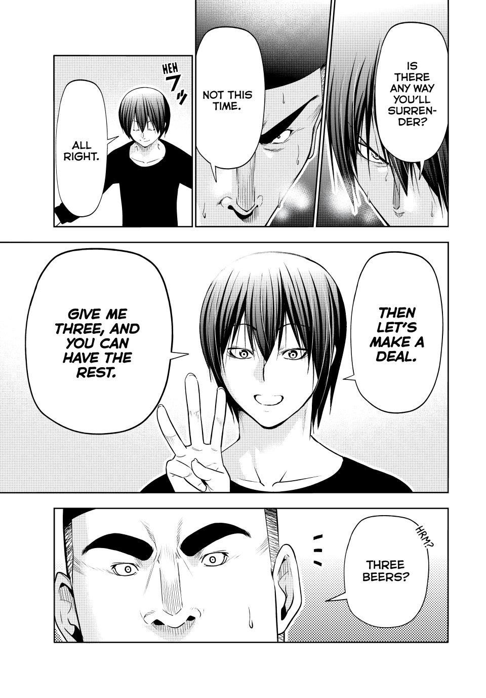 Grand Blue Manga Chapter 105 page 35 - The Pinnacle of Flavor scene