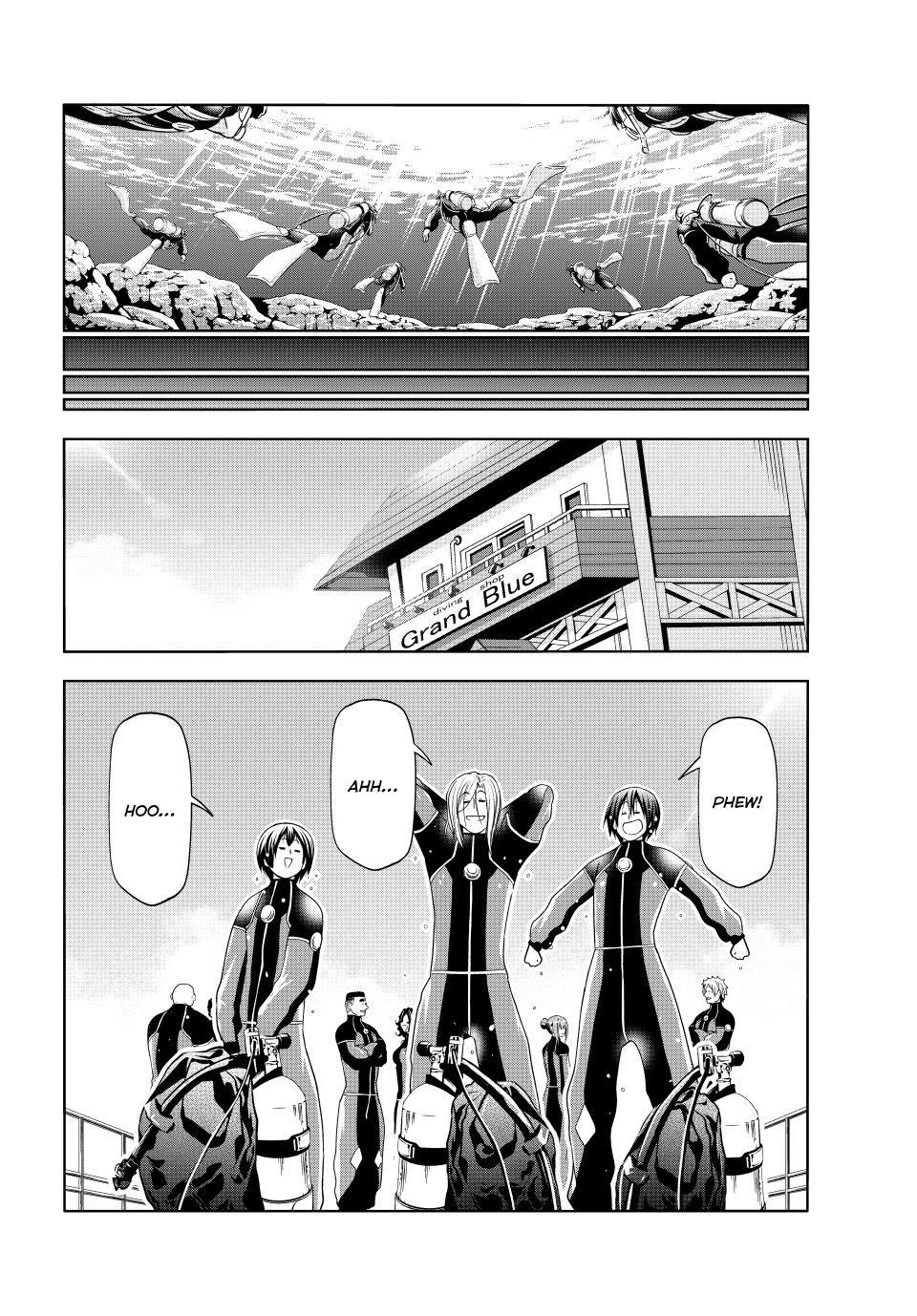 Grand Blue Manga Chapter 105 page 4 - The Pinnacle of Flavor scene