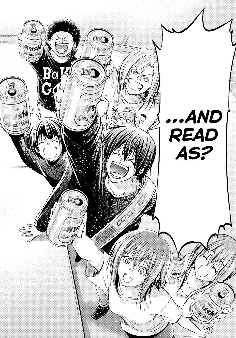 Grand Blue Manga Chapter 105 page 52 - The Pinnacle of Flavor scene