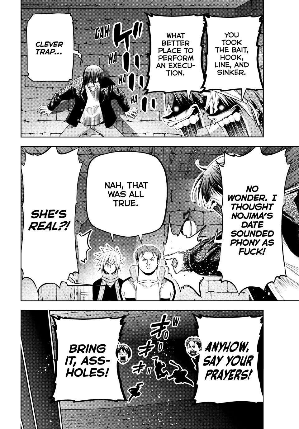 Grand Blue Manga Chapter 106 page 32 - Birds of a Feather scene