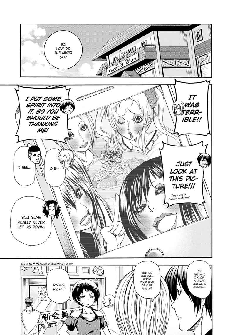 Grand Blue Manga Chapter 11 page 1 - First Buddy scene