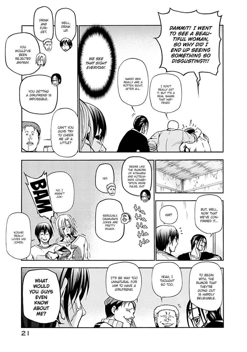 Grand Blue Manga Chapter 13 page 21 - Drinking at Home scene