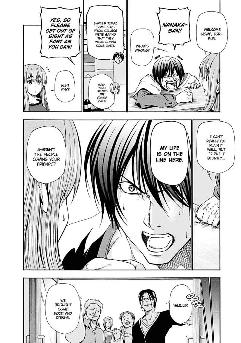 Grand Blue Manga Chapter 13 page 8 - Drinking at Home scene