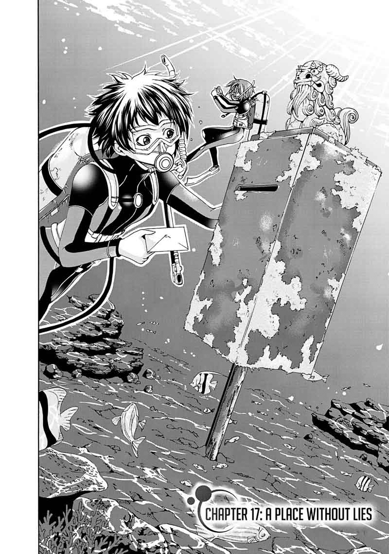 Grand Blue Manga Chapter 17 page 2 - A Place Without Lies scene