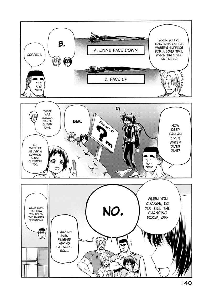 Grand Blue Manga Chapter 17 page 6 - A Place Without Lies scene