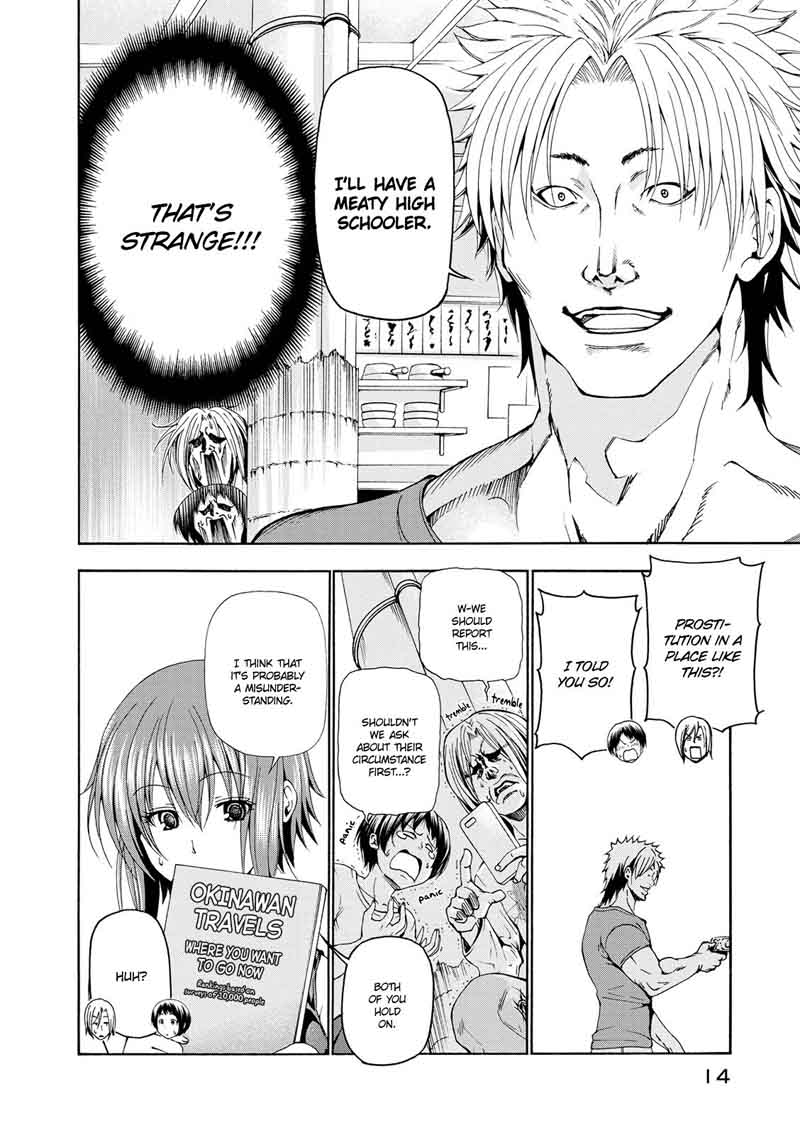 Grand Blue Manga Chapter 18 page 13 - It's a Misunderstanding scene