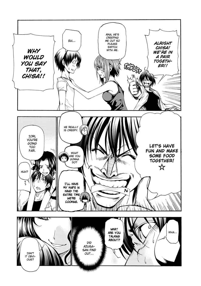 Grand Blue Manga Chapter 18 page 20 - It's a Misunderstanding scene