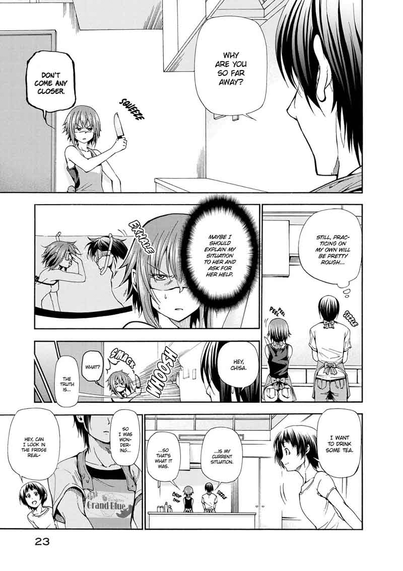 Grand Blue Manga Chapter 18 page 22 - It's a Misunderstanding scene