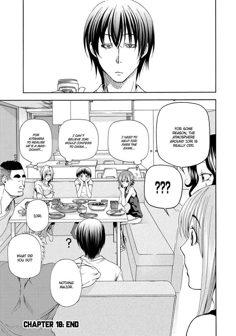 Grand Blue Manga Chapter 18 page 31 - It's a Misunderstanding scene