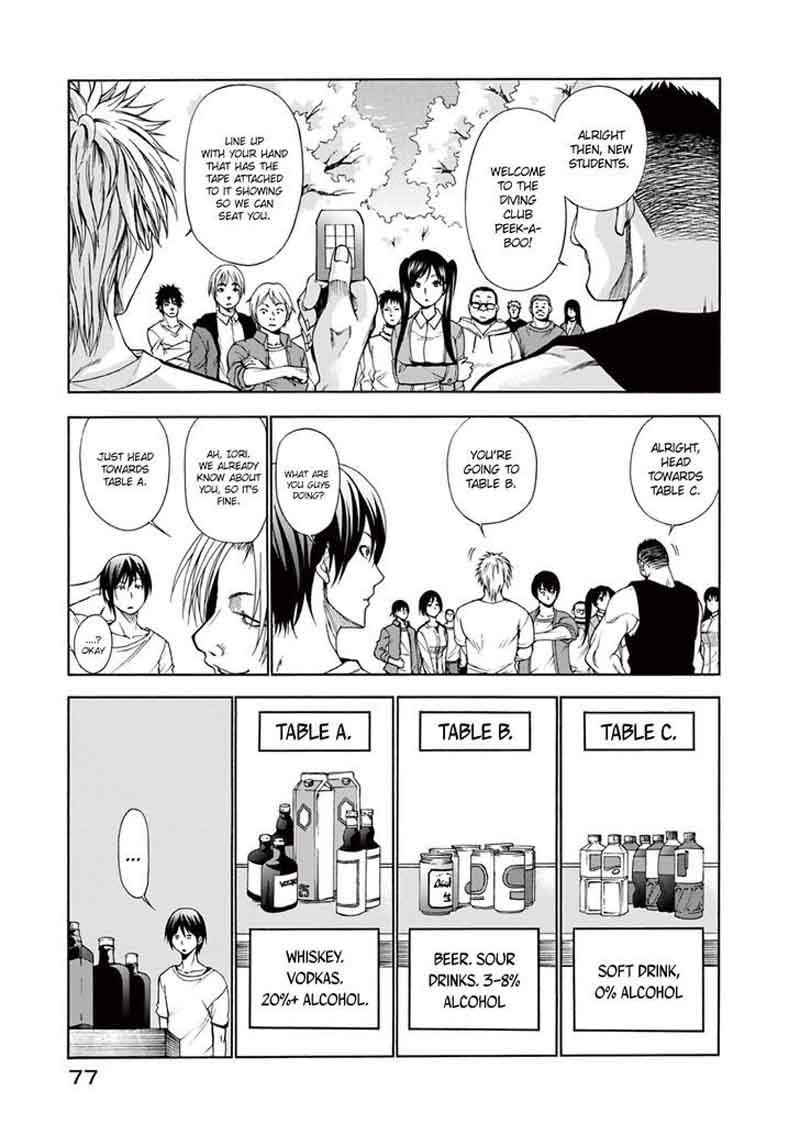 Grand Blue Manga Chapter 2 page 25 - Welcoming Party scene