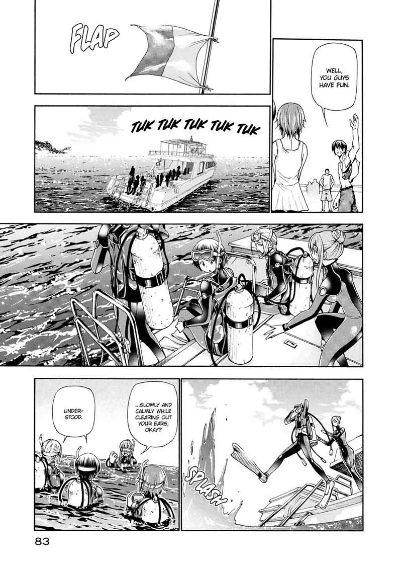 Grand Blue Manga Chapter 20 page 14 - Boat Diving scene