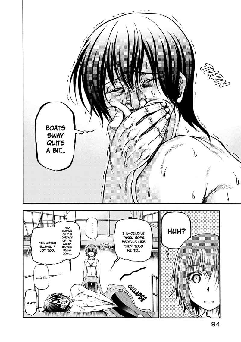 Grand Blue Manga Chapter 20 page 25 - Boat Diving scene