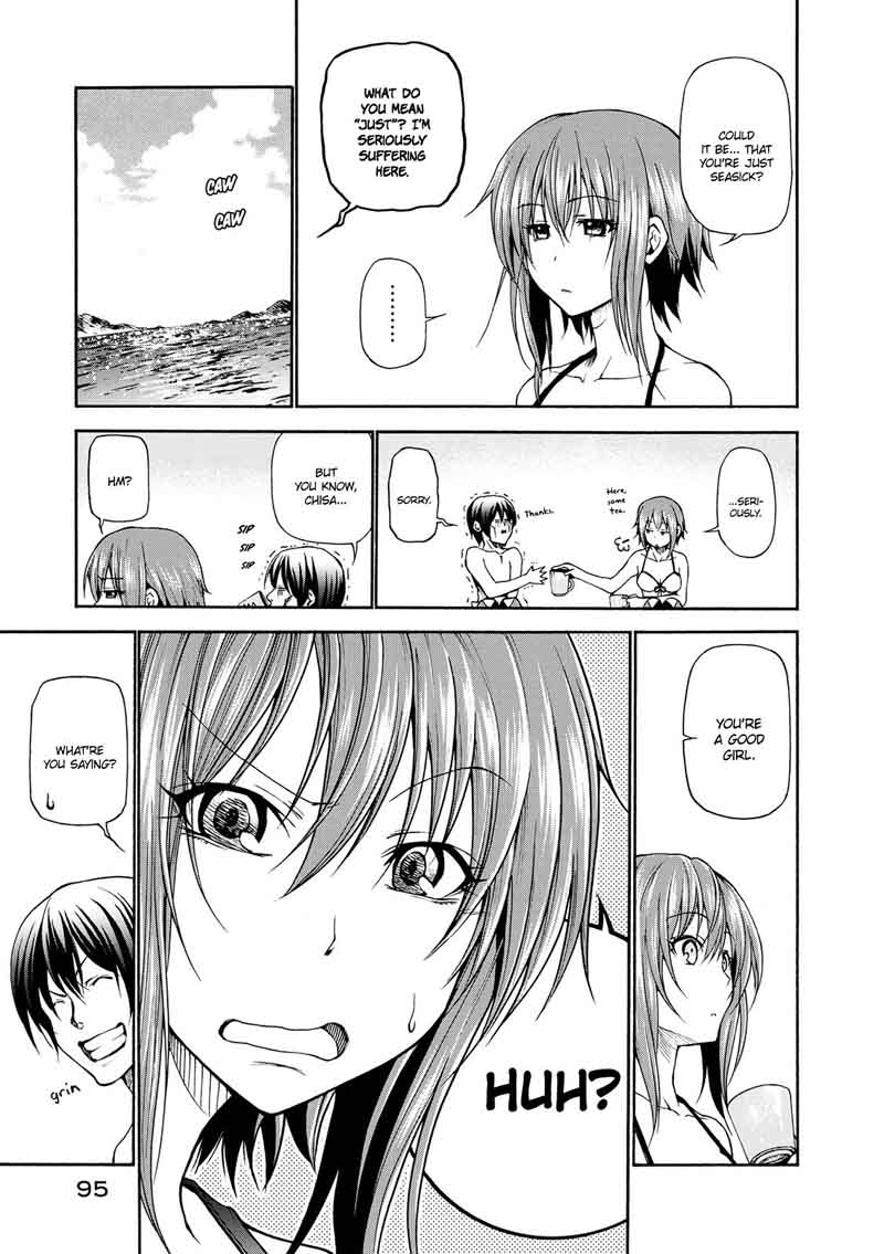 Grand Blue Manga Chapter 20 page 26 - Boat Diving scene