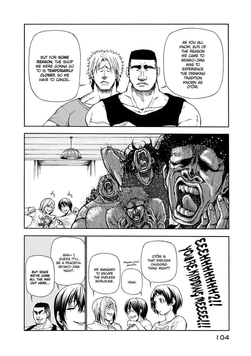 Grand Blue Manga Chapter 20 page 33 - Boat Diving scene