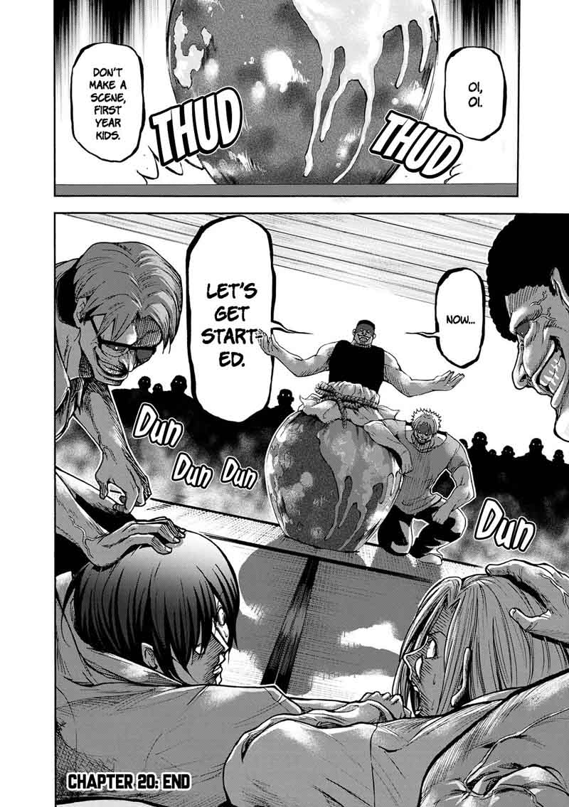 Grand Blue Manga Chapter 20 page 35 - Boat Diving scene