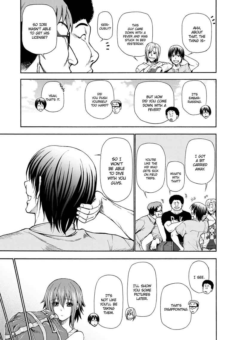 Grand Blue Manga Chapter 20 page 6 - Boat Diving scene