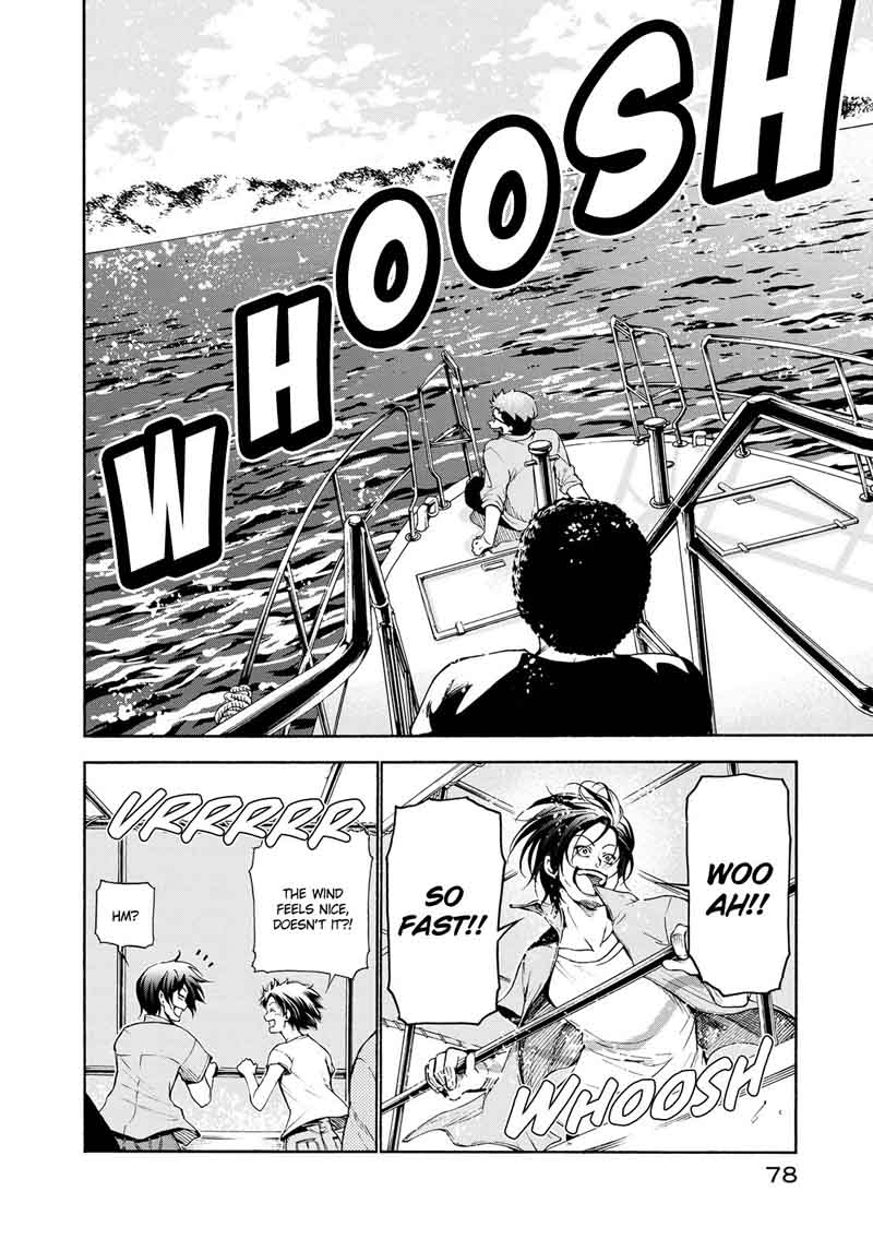Grand Blue Manga Chapter 20 page 9 - Boat Diving scene