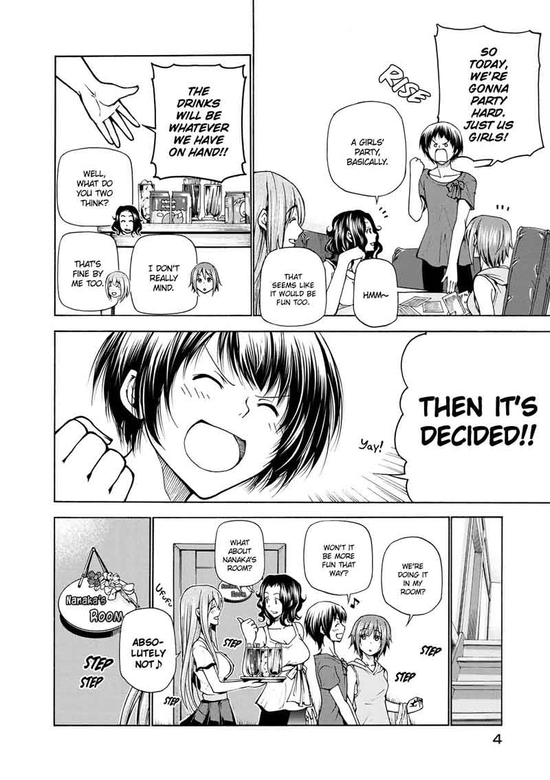Grand Blue Manga Chapter 22 page 6 - A Girl's Party scene