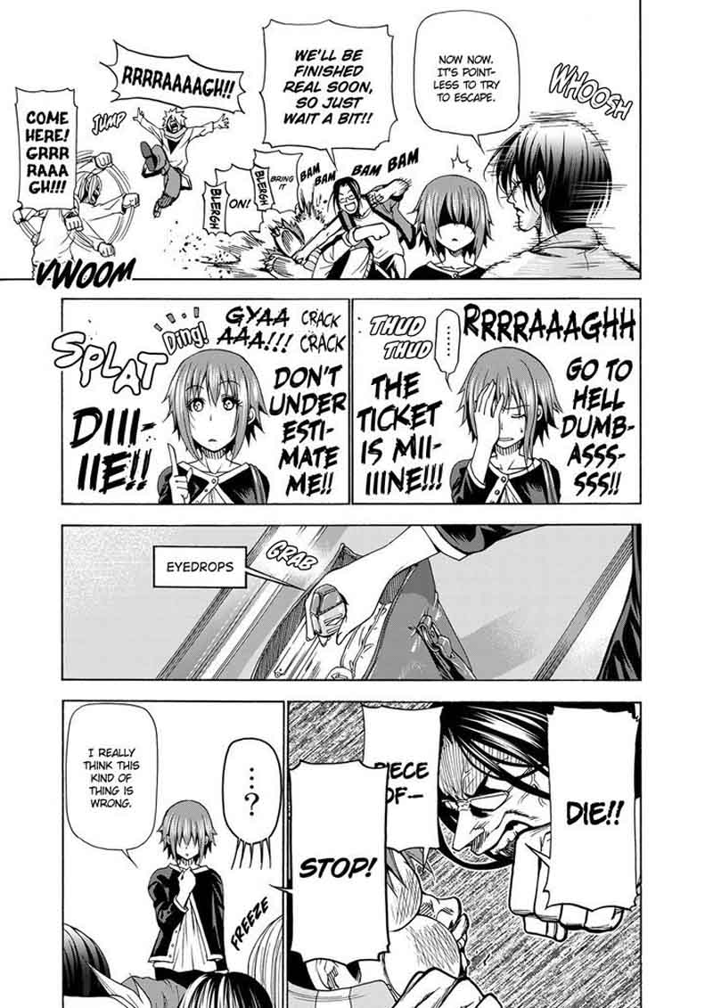 Grand Blue Manga Chapter 23 page 27 - The Ticket Contest scene