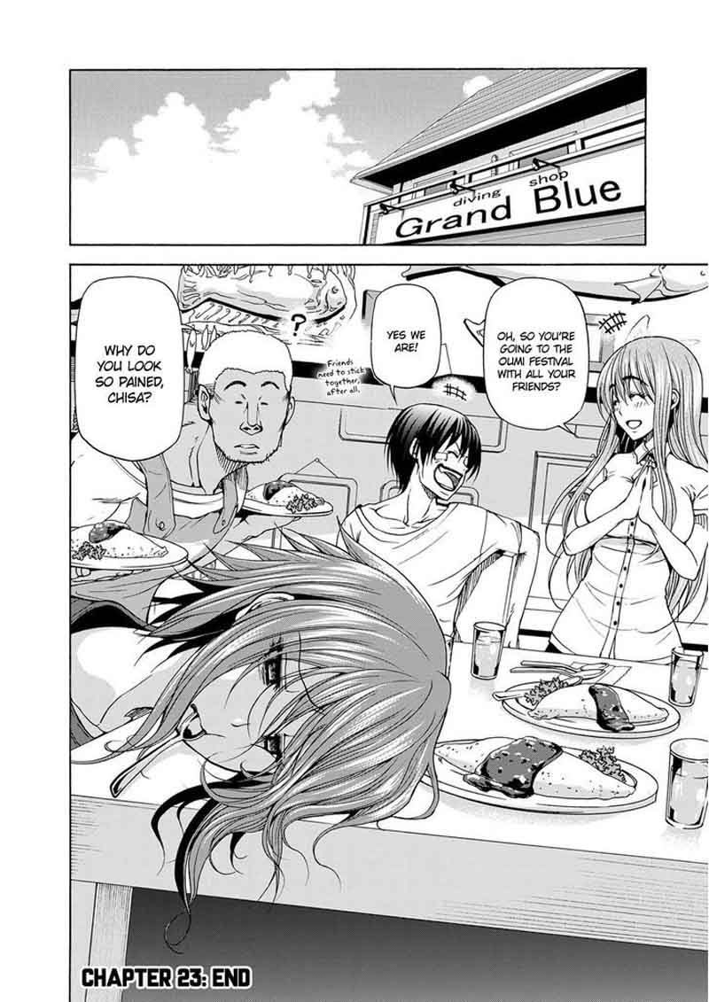 Grand Blue Manga Chapter 23 page 32 - The Ticket Contest scene