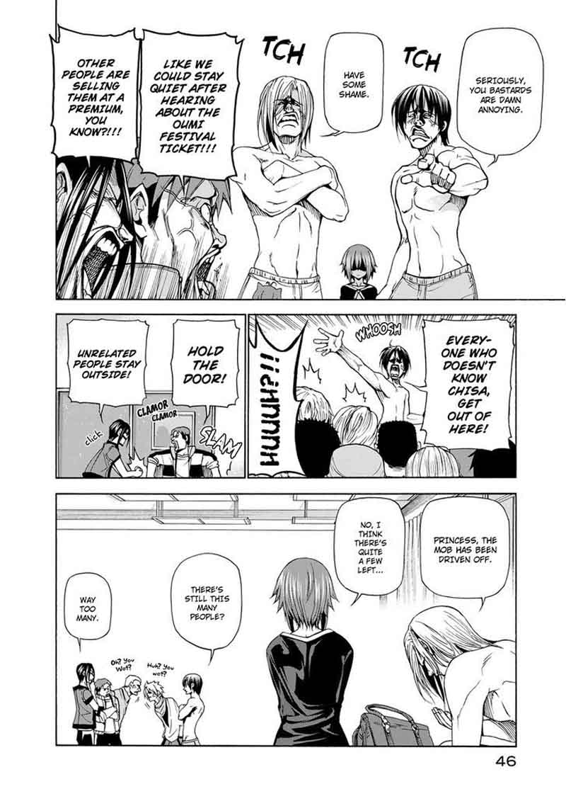 Grand Blue Manga Chapter 23 page 4 - The Ticket Contest scene
