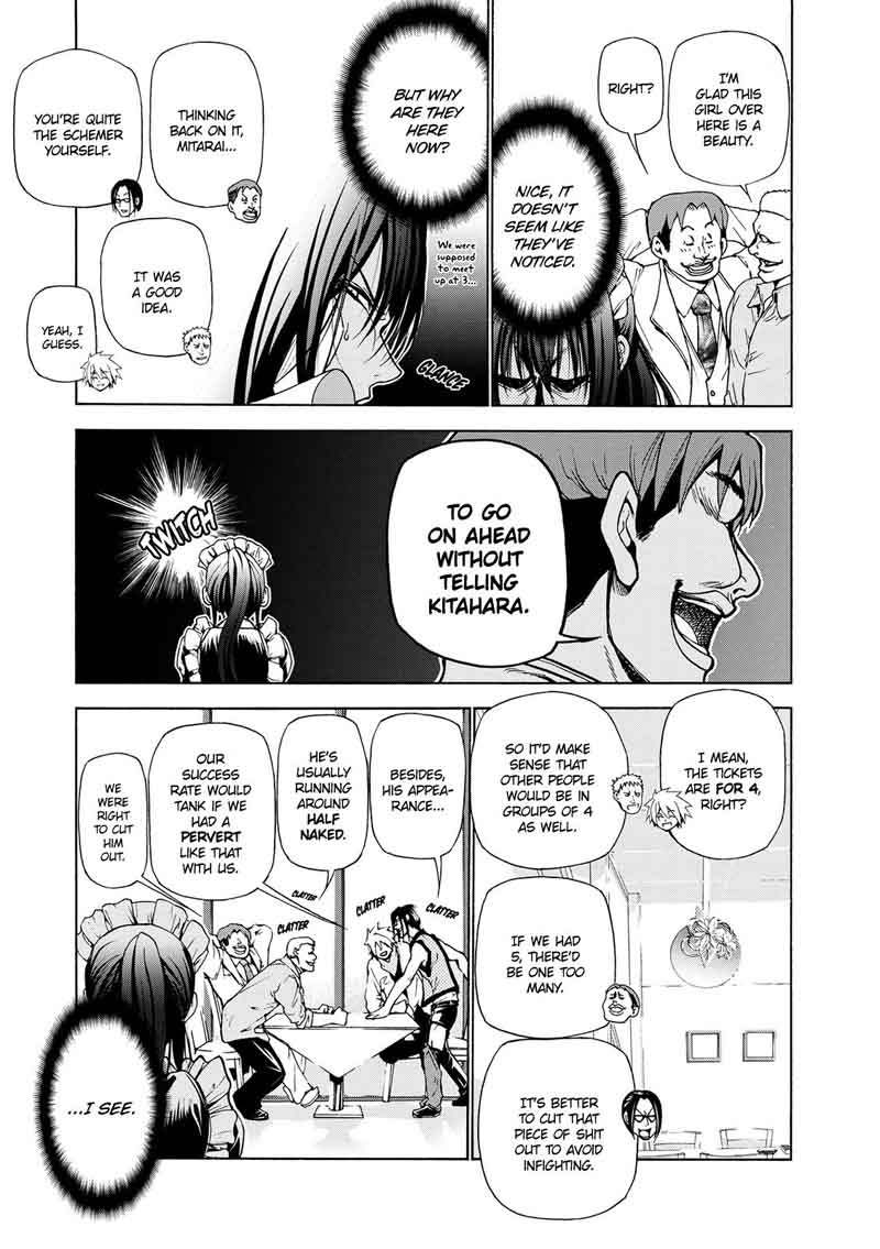Grand Blue Manga Chapter 24 page 26 - First Time at the Women's University scene