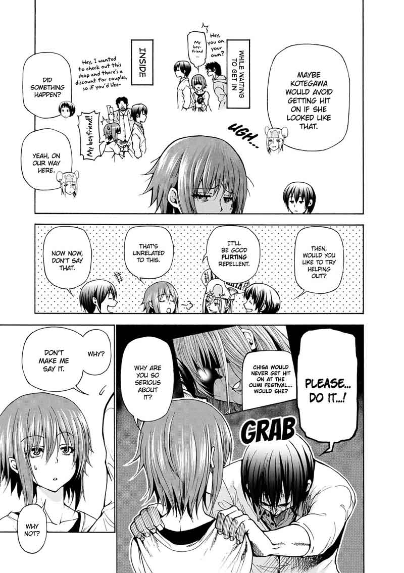 Grand Blue Manga Chapter 24 page 4 - First Time at the Women's University scene